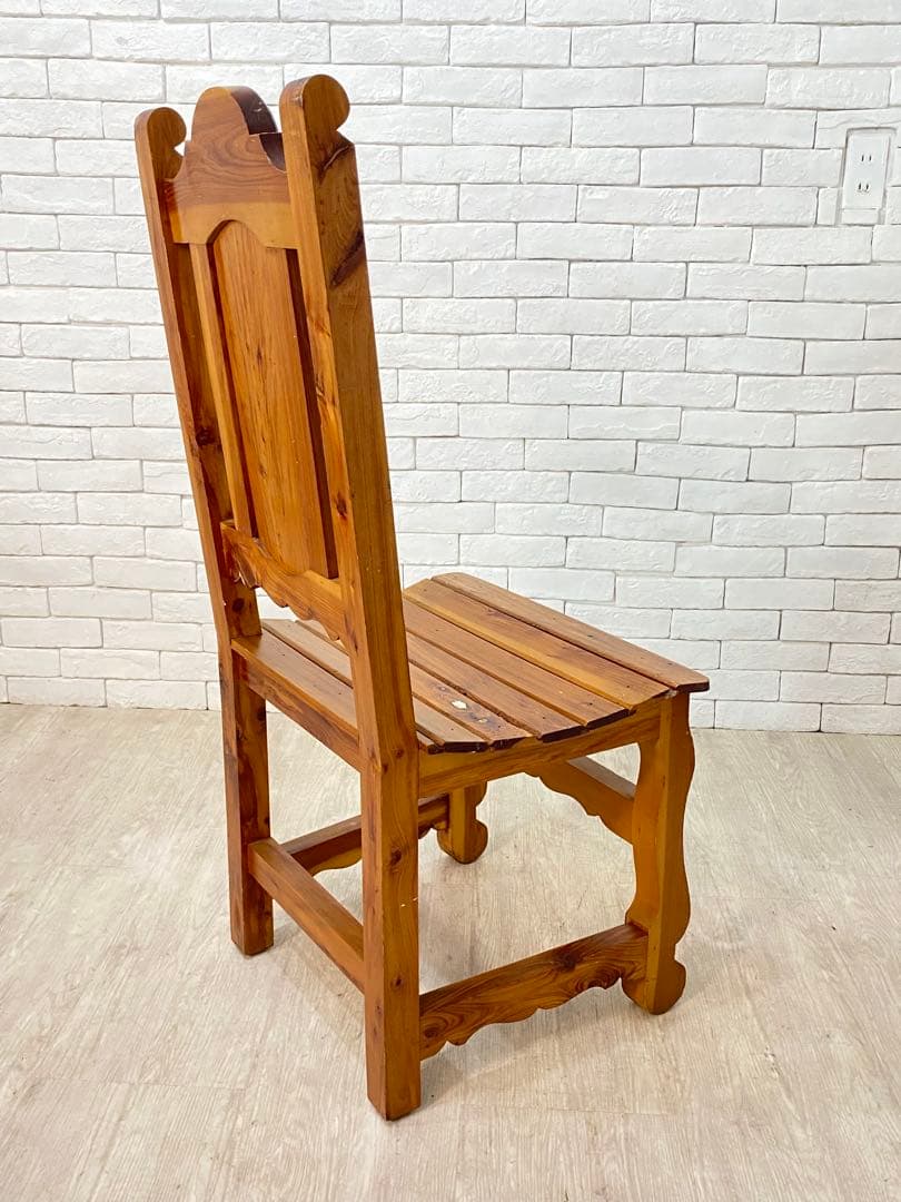 ④【東京都23区配送無料】アンティーク　チェア　椅子　アトリエ　カフェ　スタジオ