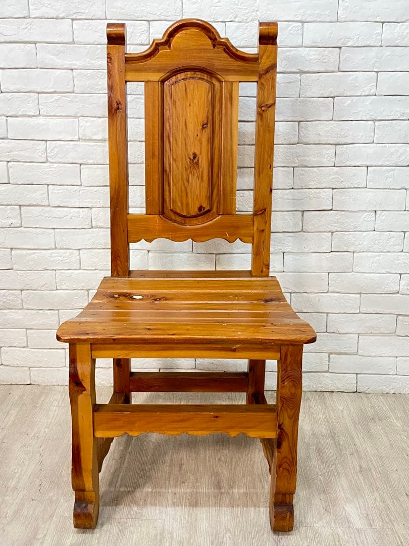 ④【東京都23区配送無料】アンティーク　チェア　椅子　アトリエ　カフェ　スタジオ