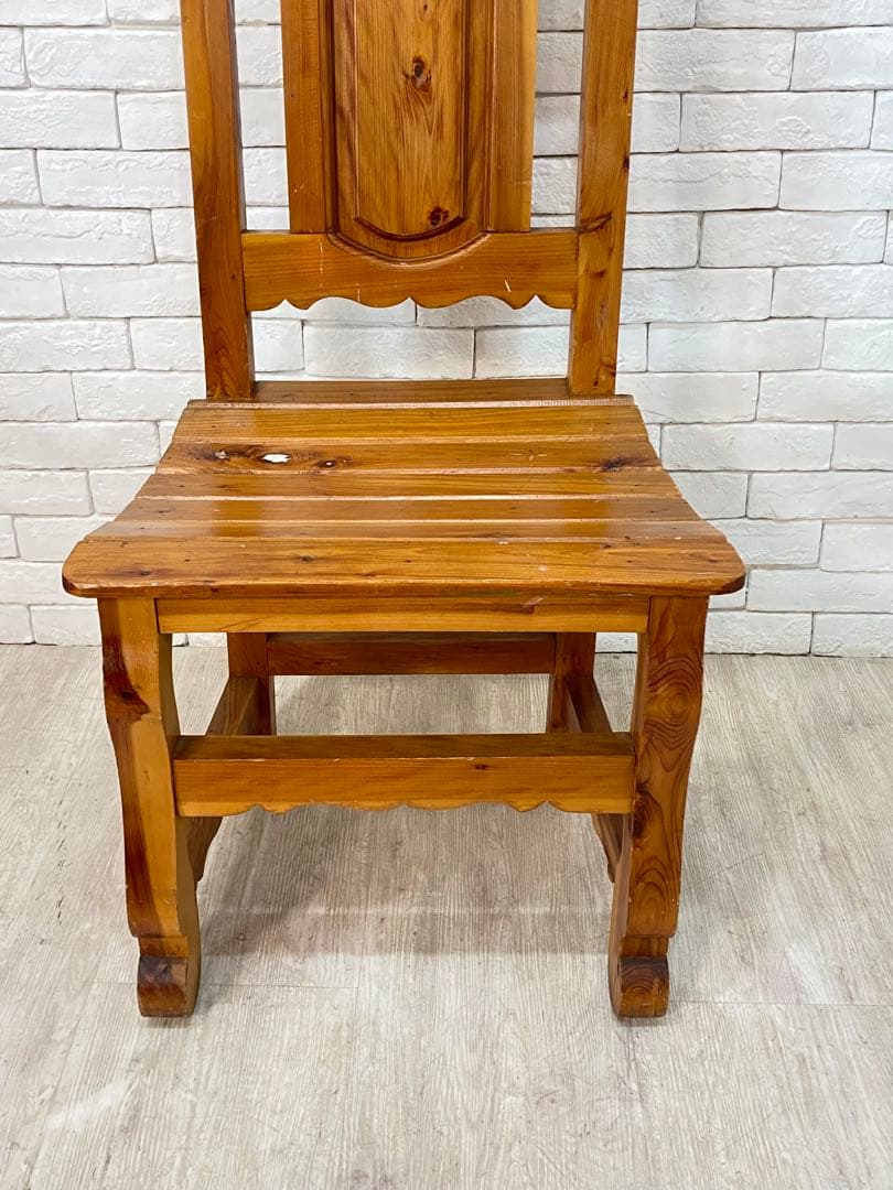 ④【東京都23区配送無料】アンティーク　チェア　椅子　アトリエ　カフェ　スタジオ