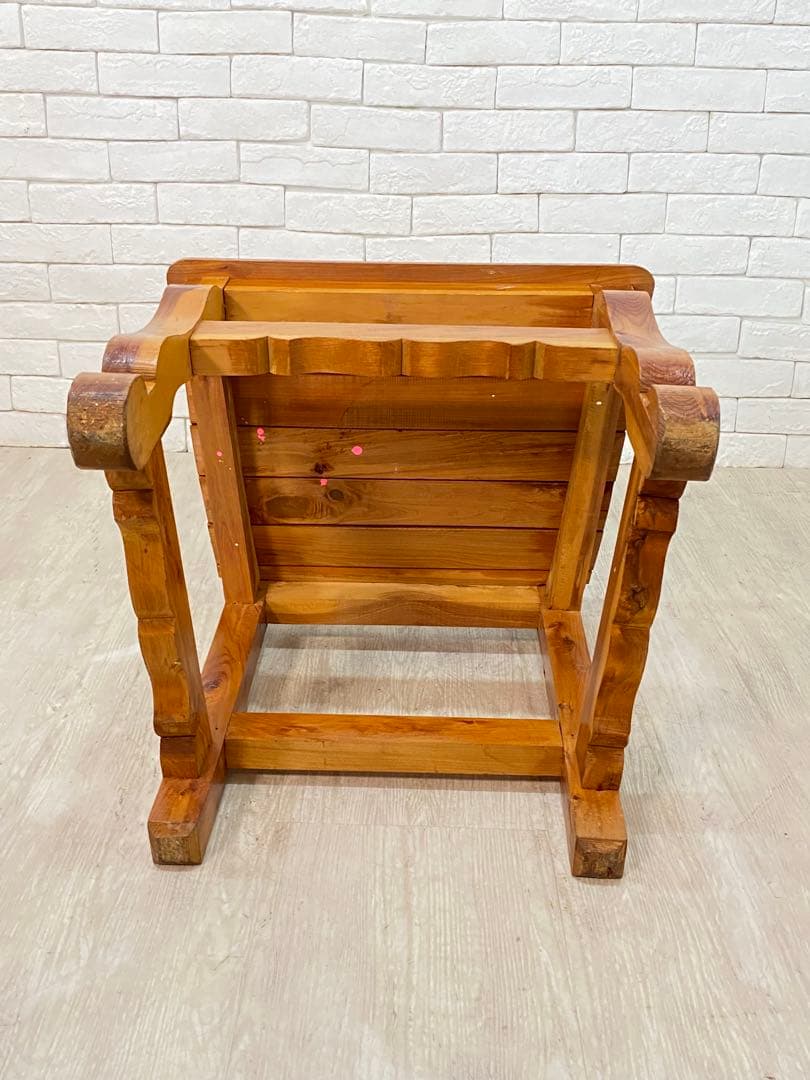 ④【東京都23区配送無料】アンティーク　チェア　椅子　アトリエ　カフェ　スタジオ