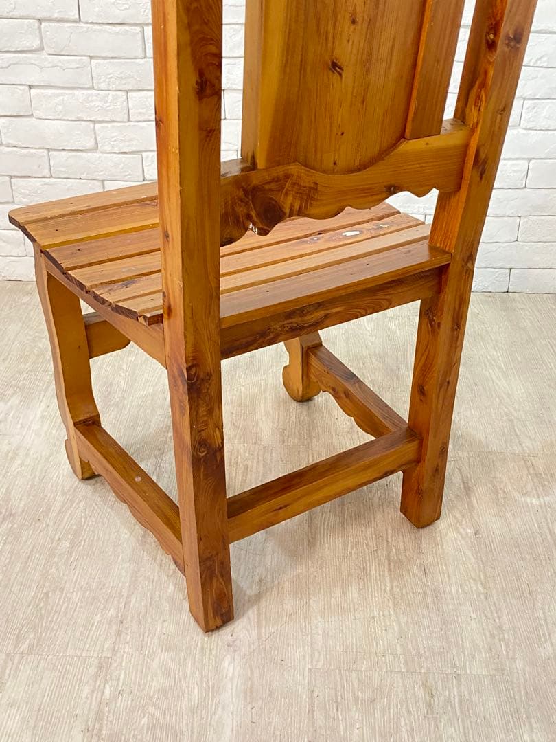 ④【東京都23区配送無料】アンティーク　チェア　椅子　アトリエ　カフェ　スタジオ