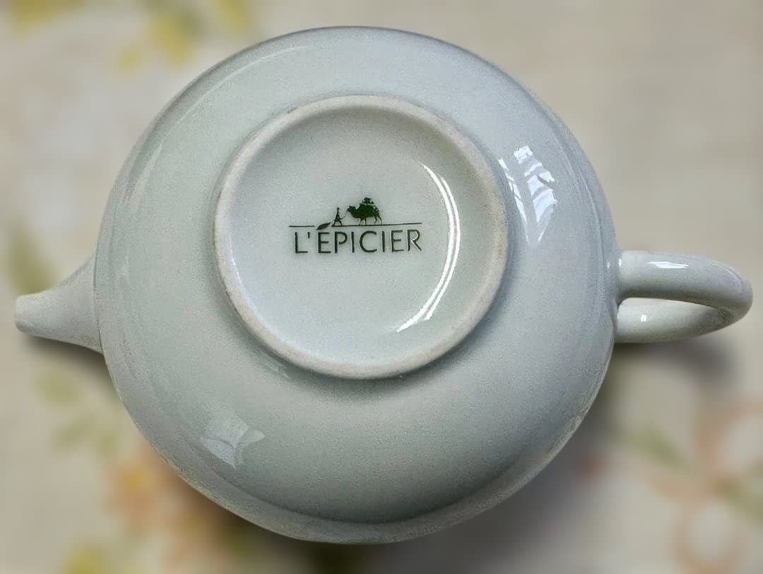 【超希少】レピシエ（現ルピシア）緑碧茶器『龍浮』：宝瓶・茶杯など中国茶器セット