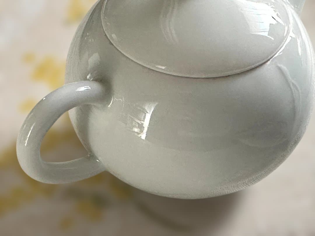 【超希少】レピシエ（現ルピシア）緑碧茶器『龍浮』：宝瓶・茶杯など中国茶器セット