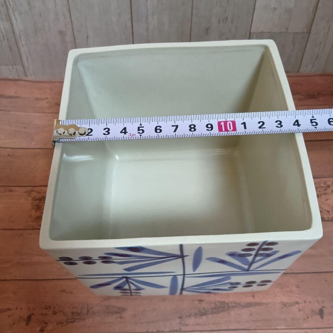 砥部焼 食パンケース 北欧柄ブレッドケース