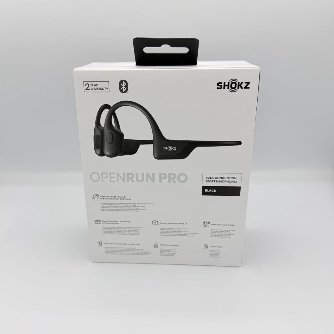 【未使用開封品】Shokz OpenRun Pro 骨伝導イヤホン 美品