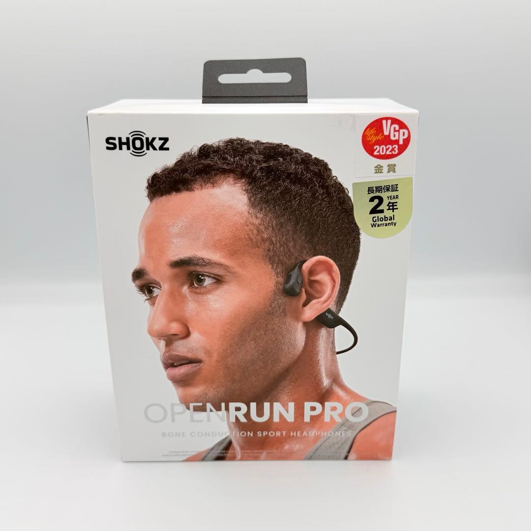 【未使用開封品】Shokz OpenRun Pro 骨伝導イヤホン 美品