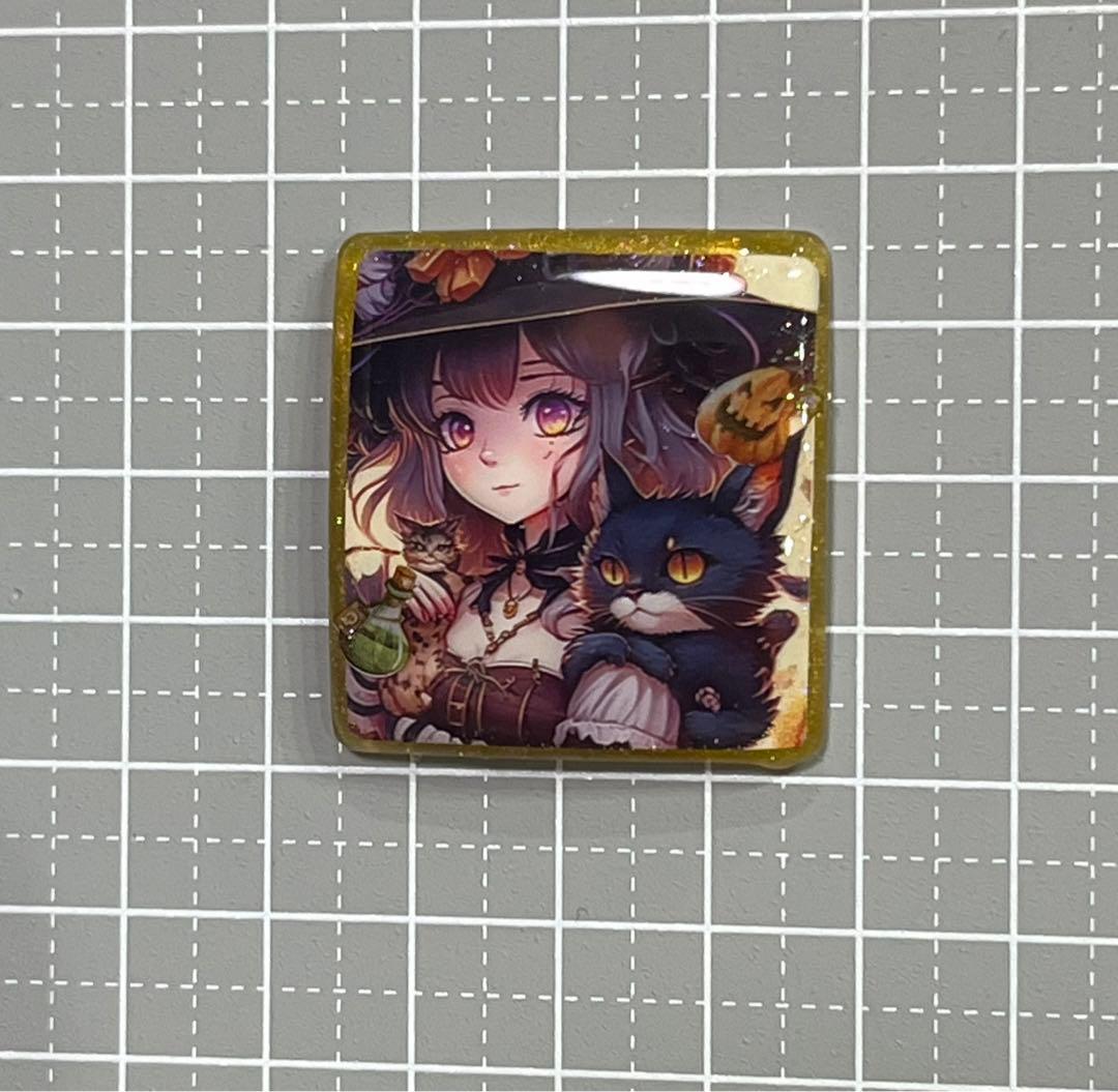 感謝価格(ㅅ´꒳` )ハロウィンねこちゃん  レジンヘアゴム