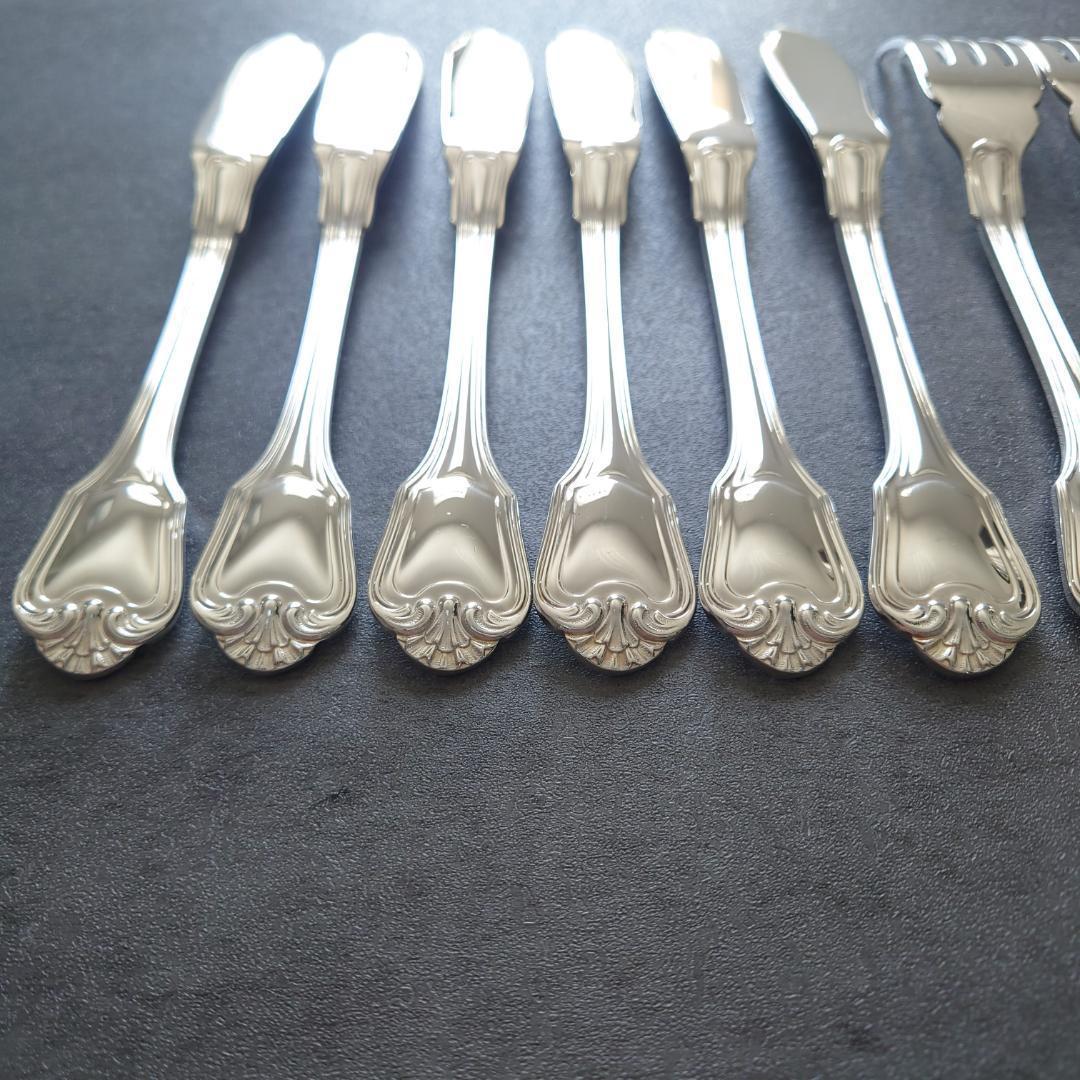 希少 極美品 クリストフル ポートロイヤル フィッシュ ナイフ フォーク 12点