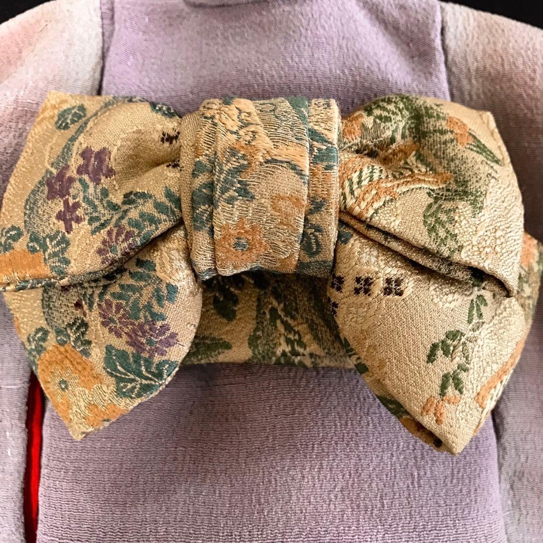 ＊ 市松人形 8号 江戸縮緬 裾模様 着物 ＊ アンティーク ドール 人形