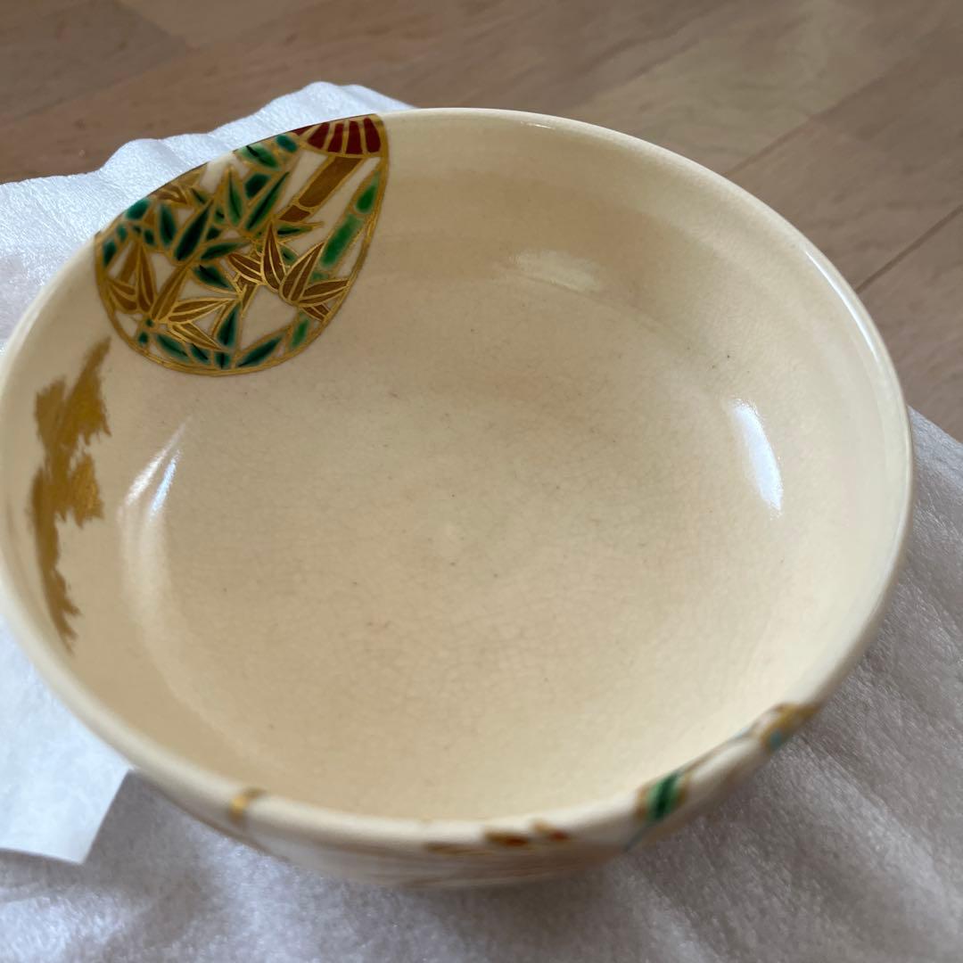 抹茶碗　夏茶碗　清水外喜子作