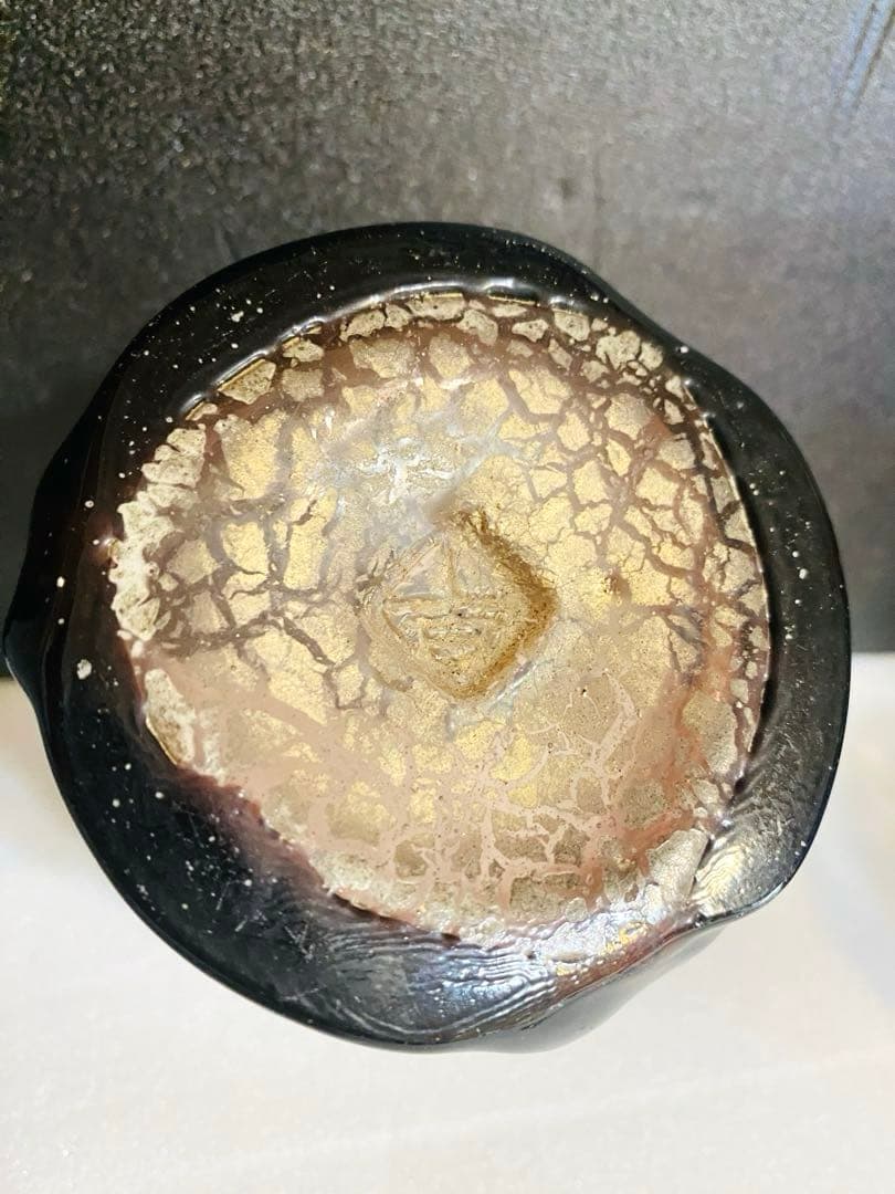 琉球ガラス　稲嶺盛吉ペアグラス・器　刻印あり