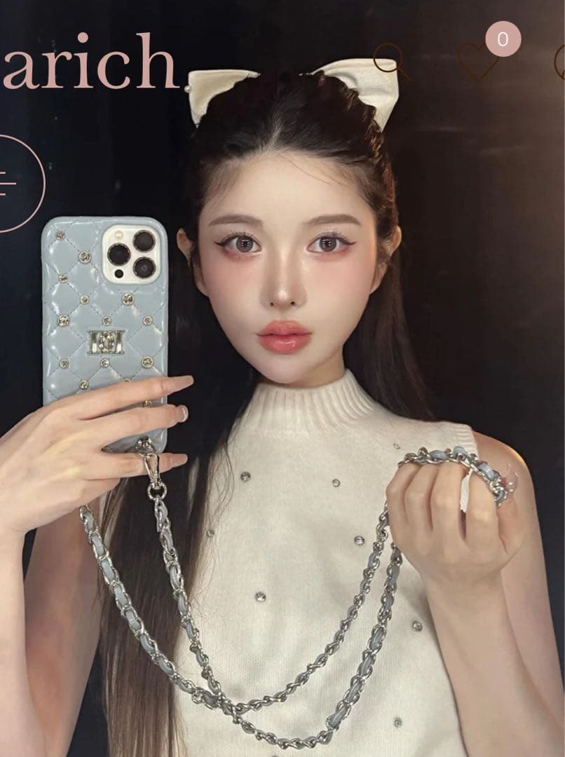 Darich キルティングビジューiPhoneケース iPhone13