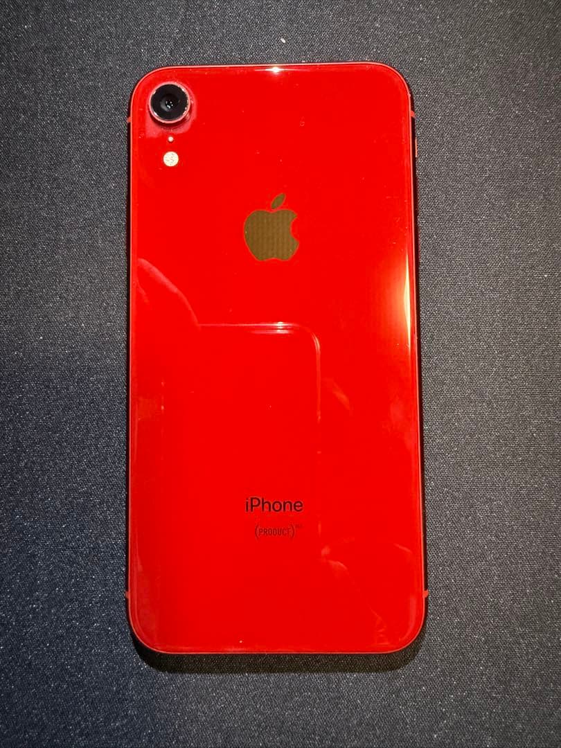 Apple iPhone XR (PRODUCT(RED)) 本体　^_−☆