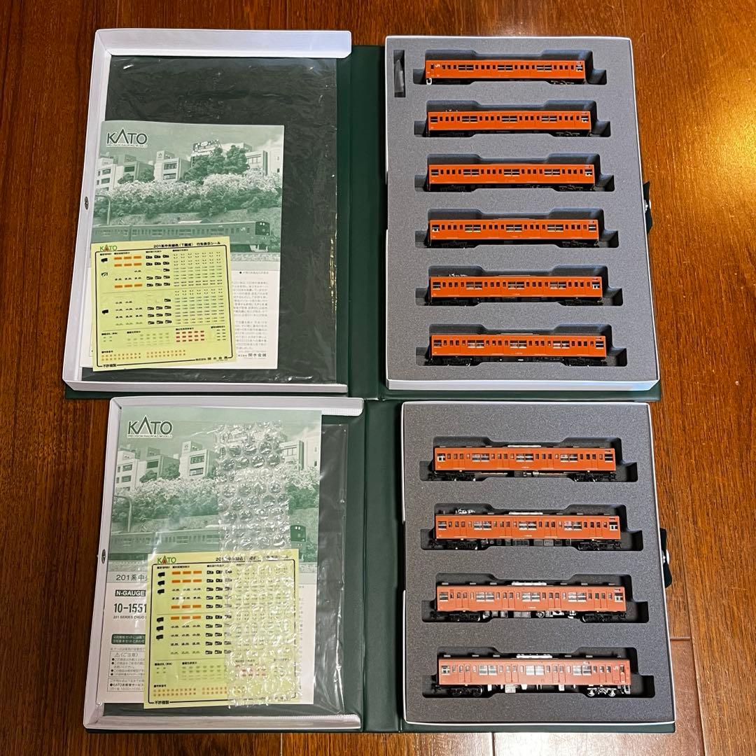 KATO 10-1551 10-1552 201系 中央線色 T編成
