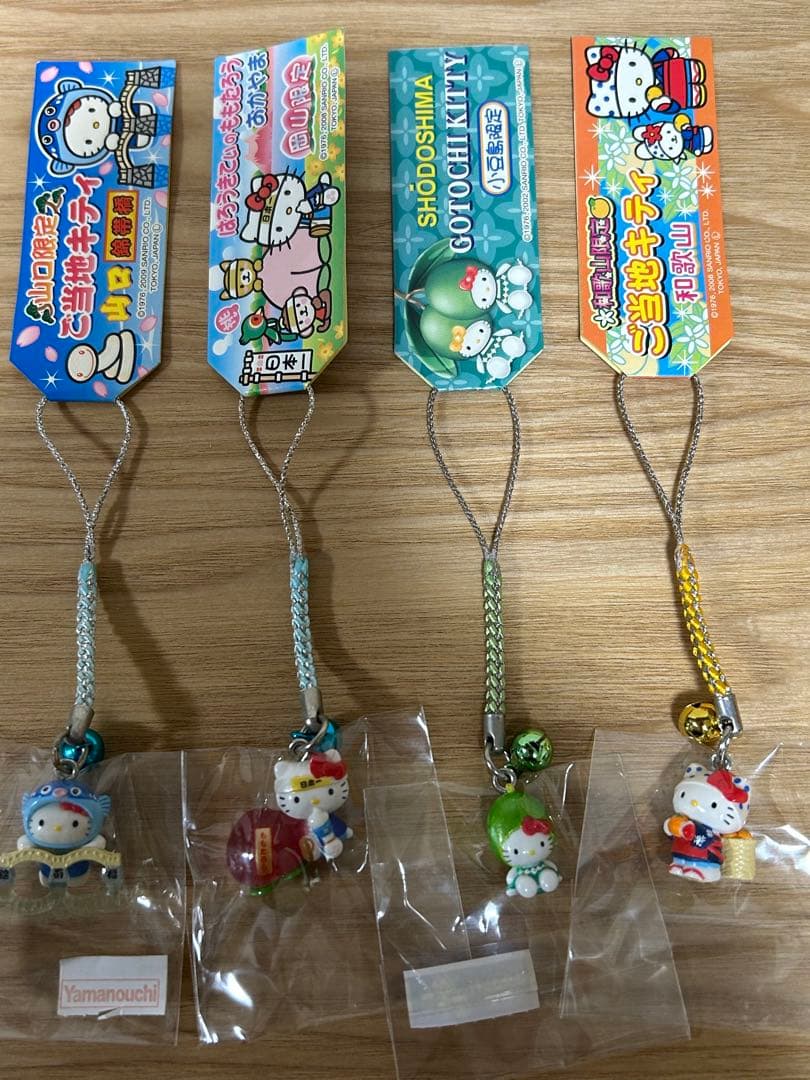 ご当地キティ　ストラップ8個セット