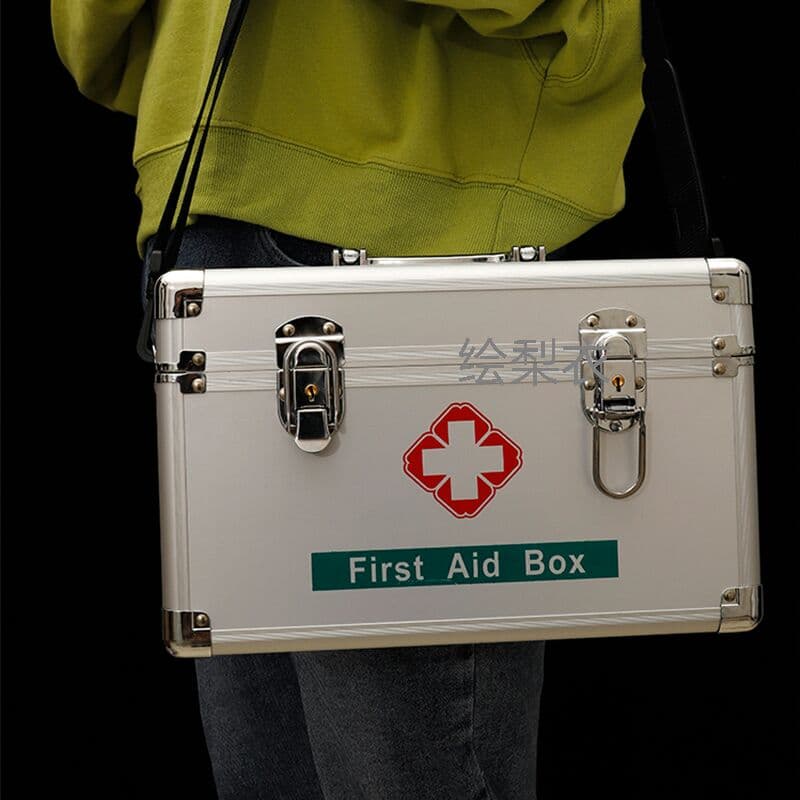 救急箱 薬箱 薬品箱 応急ボックス 多機能収納ケース S:30*17*19cm