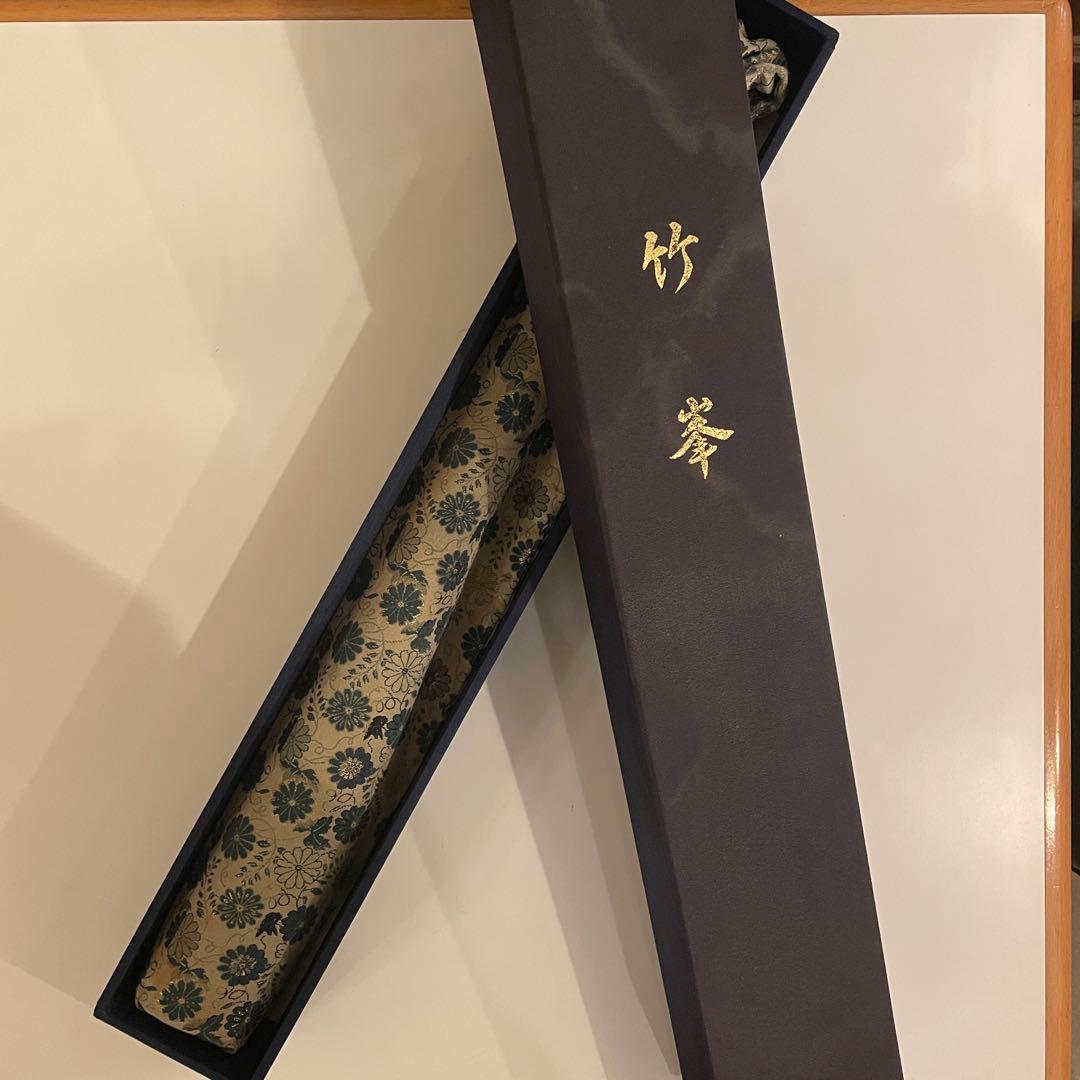 尺八本体 木製 専用ケース付き　竹峯　和楽器　高級　一尺八寸