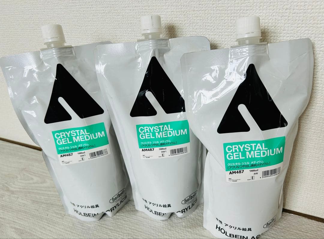ホルベイン クリスタルジェルメディウム 3個セット