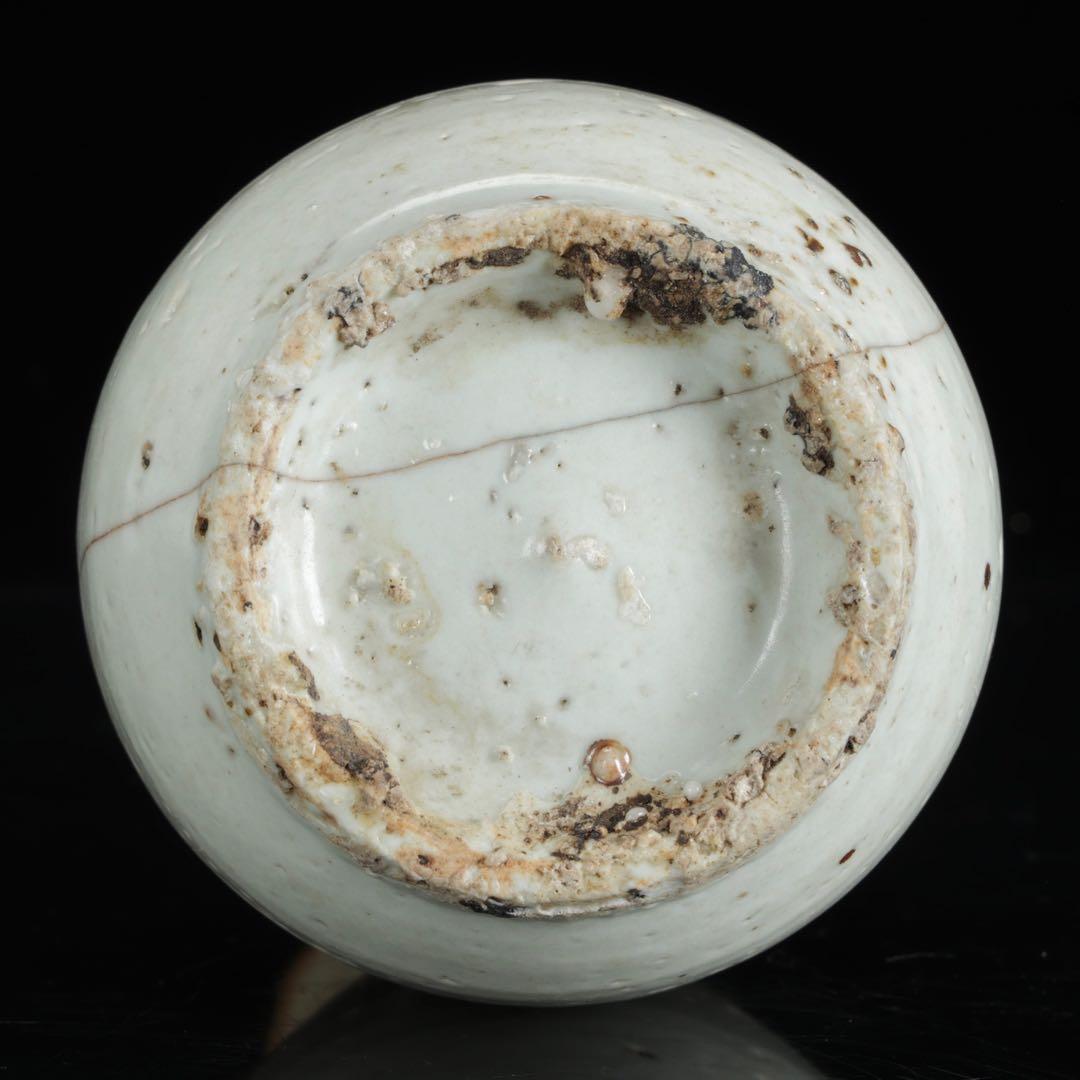 李朝 青磁 徳利 古陶磁 酒器 花入 高さ15㎝ 共箱付 朝鮮古美術 骨董品