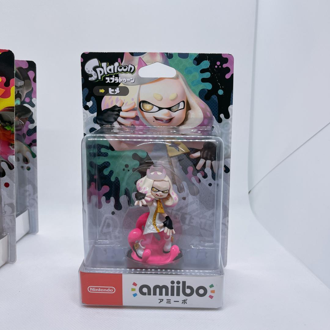 【新品】amiibo アミーボ　４個セット　[ヒメ・イイダ・ガール・ボーイ ]