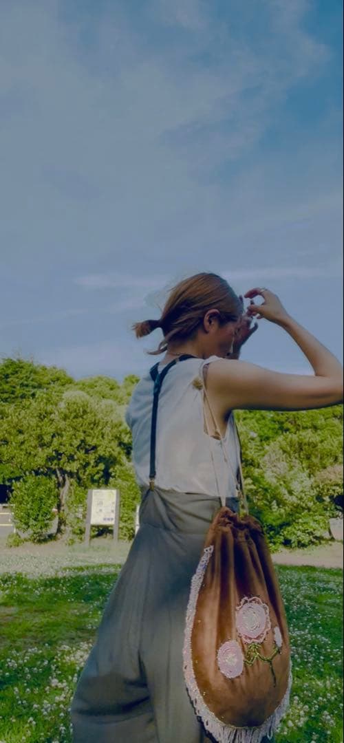 ビーズフリンジバック