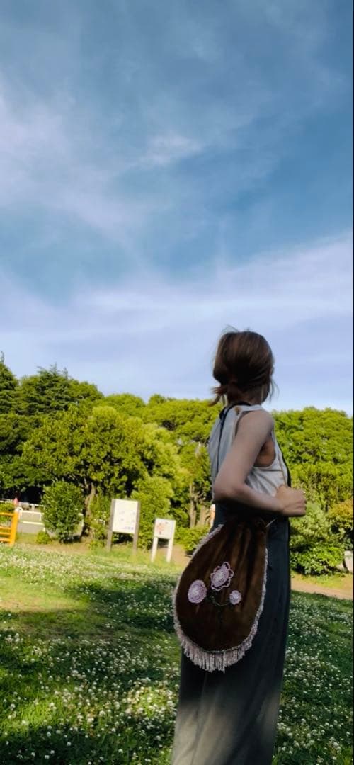 ビーズフリンジバック