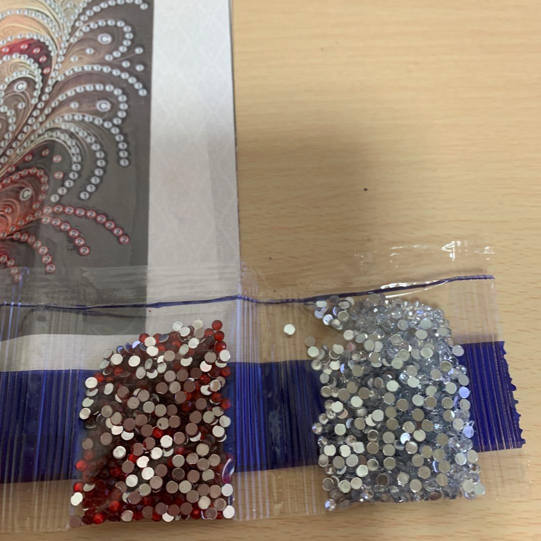 ダイヤモンドアート特殊ビーズ アールデコ風　キットセット