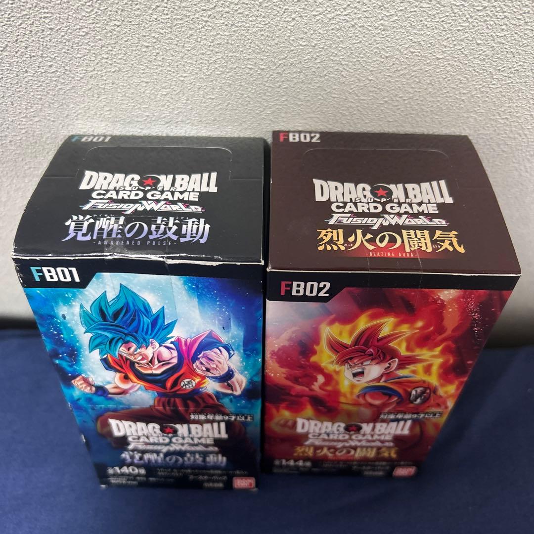 ドラゴンボール■カードゲーム■覚醒の鼓動■烈火の闘気■各1BOX