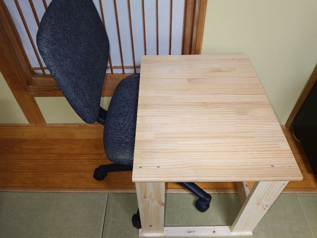 【累積140台目】１台用パチスロ実機の置き台（シンプルスタンド）★オマケで椅子付