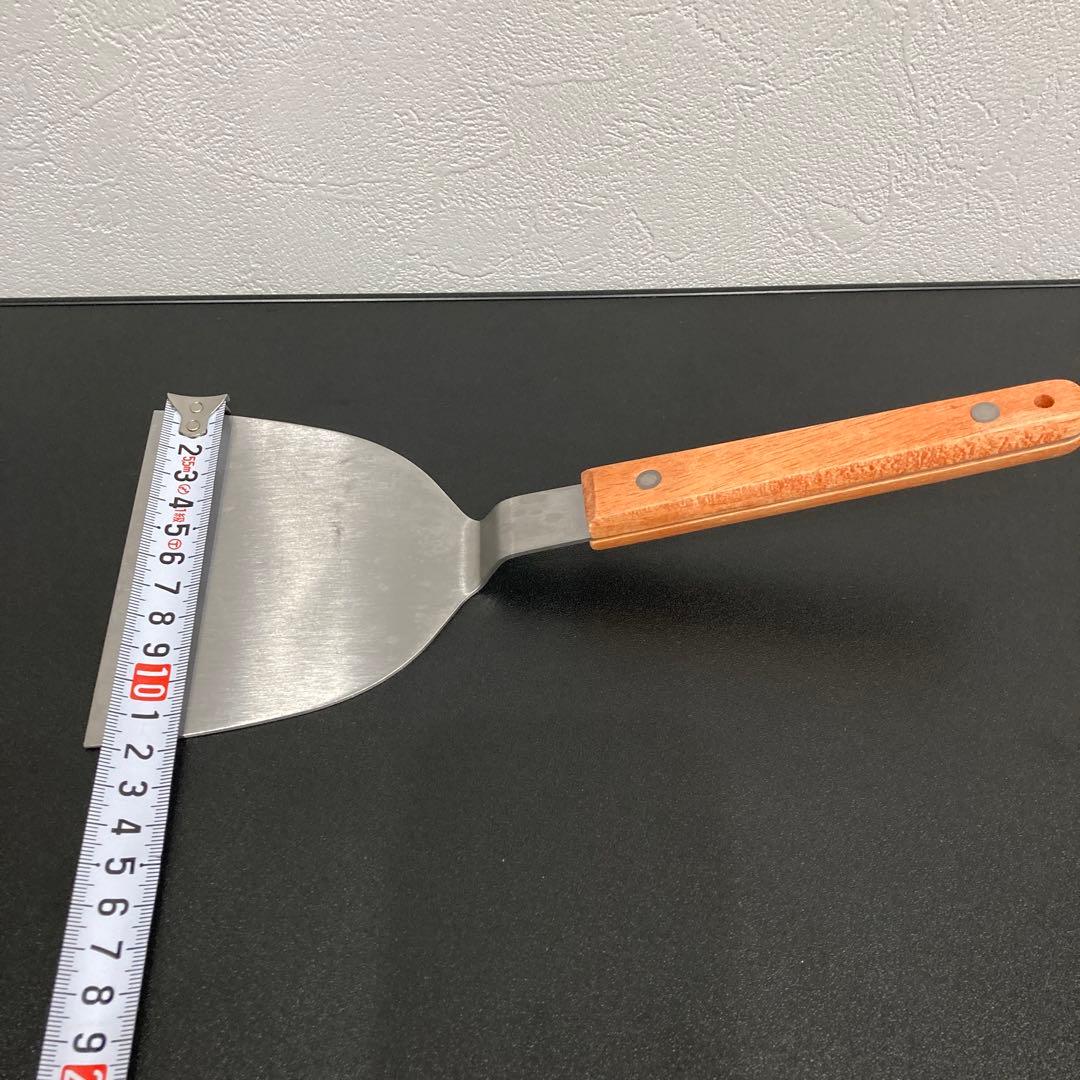 お好み焼き　チリトリ型　ヘラ　セット
