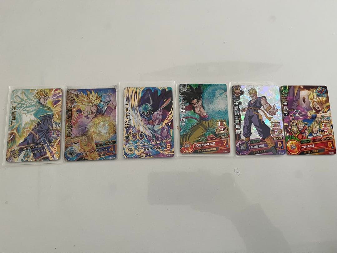 ドラゴンボールヒーローズ 6枚セット