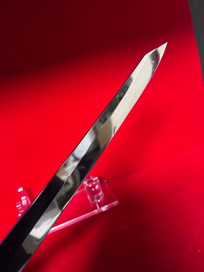 包丁　剣型切付　尺　鬼反り　鏡面仕上げ　切味抜群　箱付　未使用品