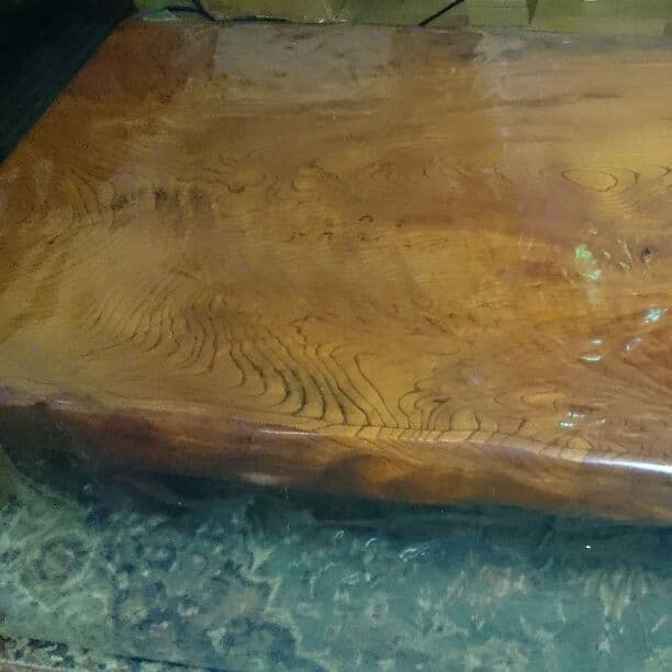 欅 ケヤキ 一本木 座卓 テーブル 厚さ8センチ