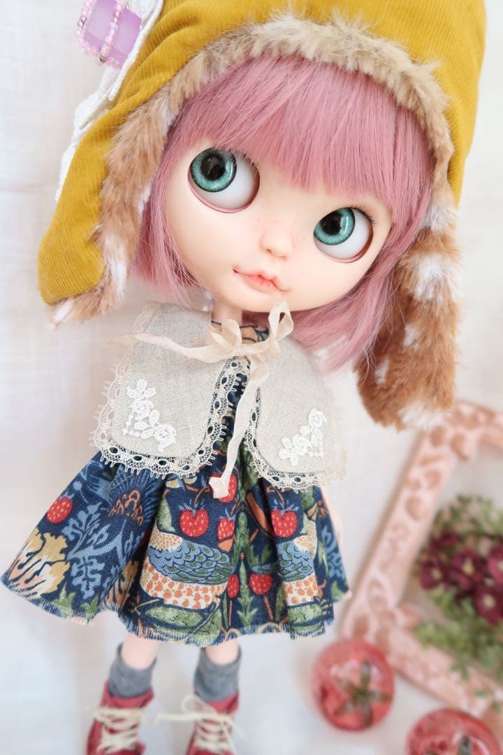 ドール服　239 ＊帽子×コートetc＊　８点セット　ブライスアウトフィット