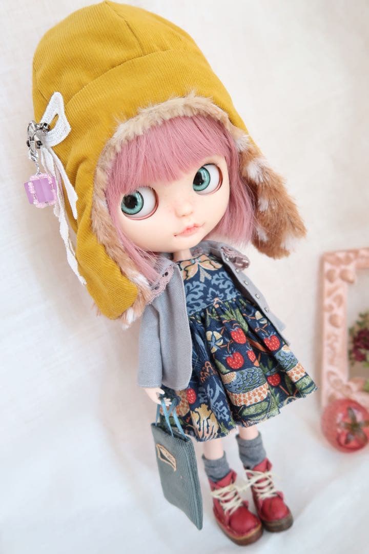 ドール服　239 ＊帽子×コートetc＊　８点セット　ブライスアウトフィット