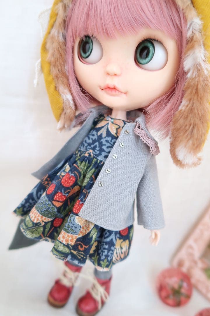 ドール服　239 ＊帽子×コートetc＊　８点セット　ブライスアウトフィット