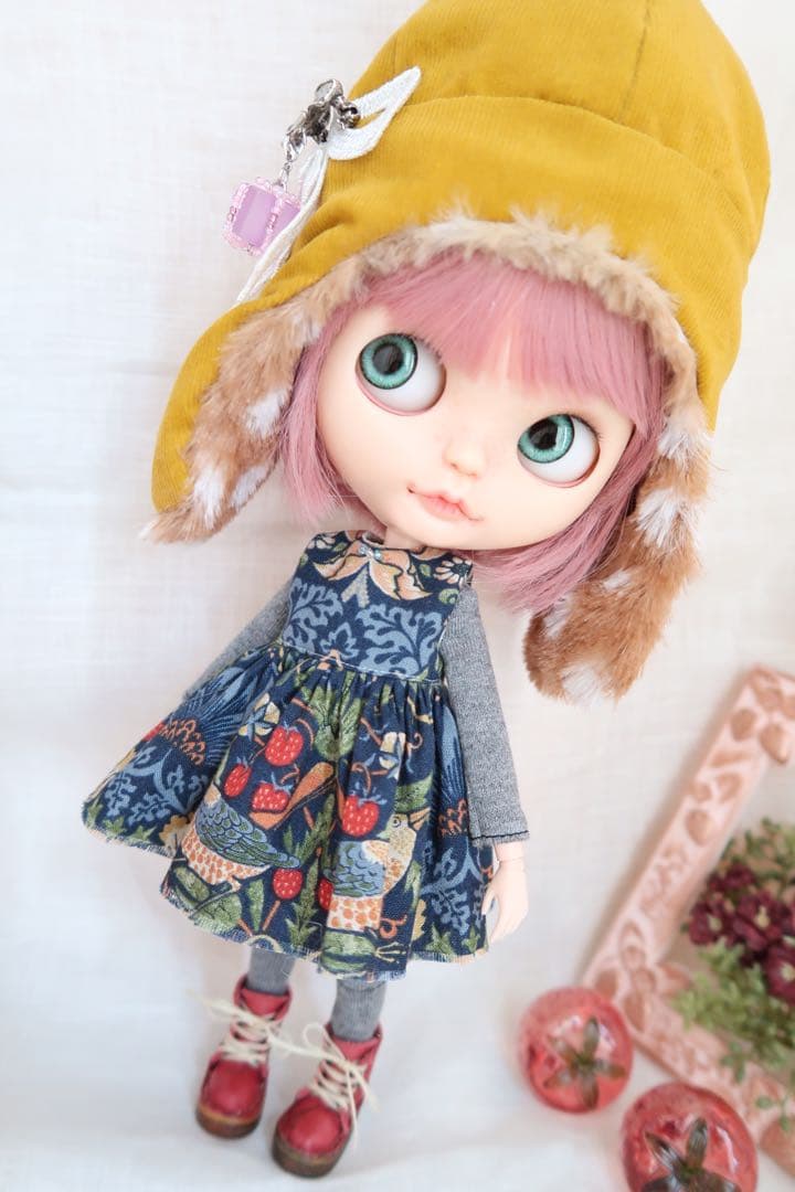 ドール服　239 ＊帽子×コートetc＊　８点セット　ブライスアウトフィット