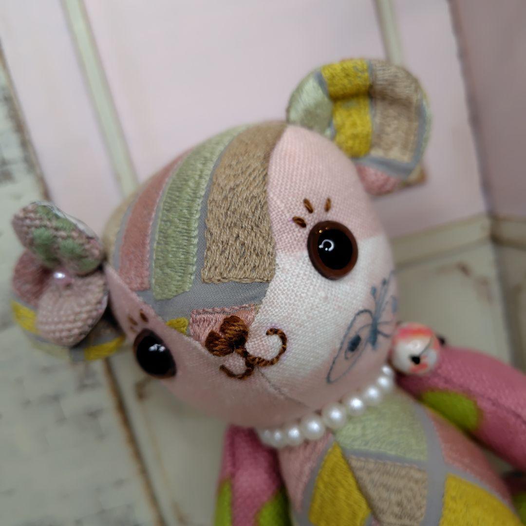 ミナペルホネン＊ハンドメイド＊ぬいぐるみ＊テディベア＊62