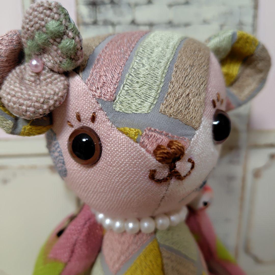 ミナペルホネン＊ハンドメイド＊ぬいぐるみ＊テディベア＊62