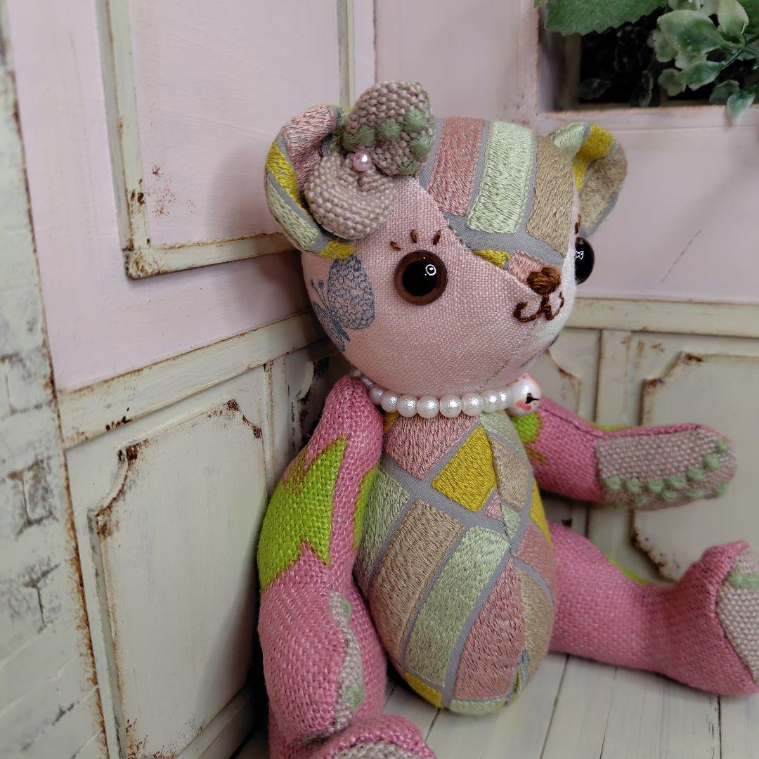 ミナペルホネン＊ハンドメイド＊ぬいぐるみ＊テディベア＊62