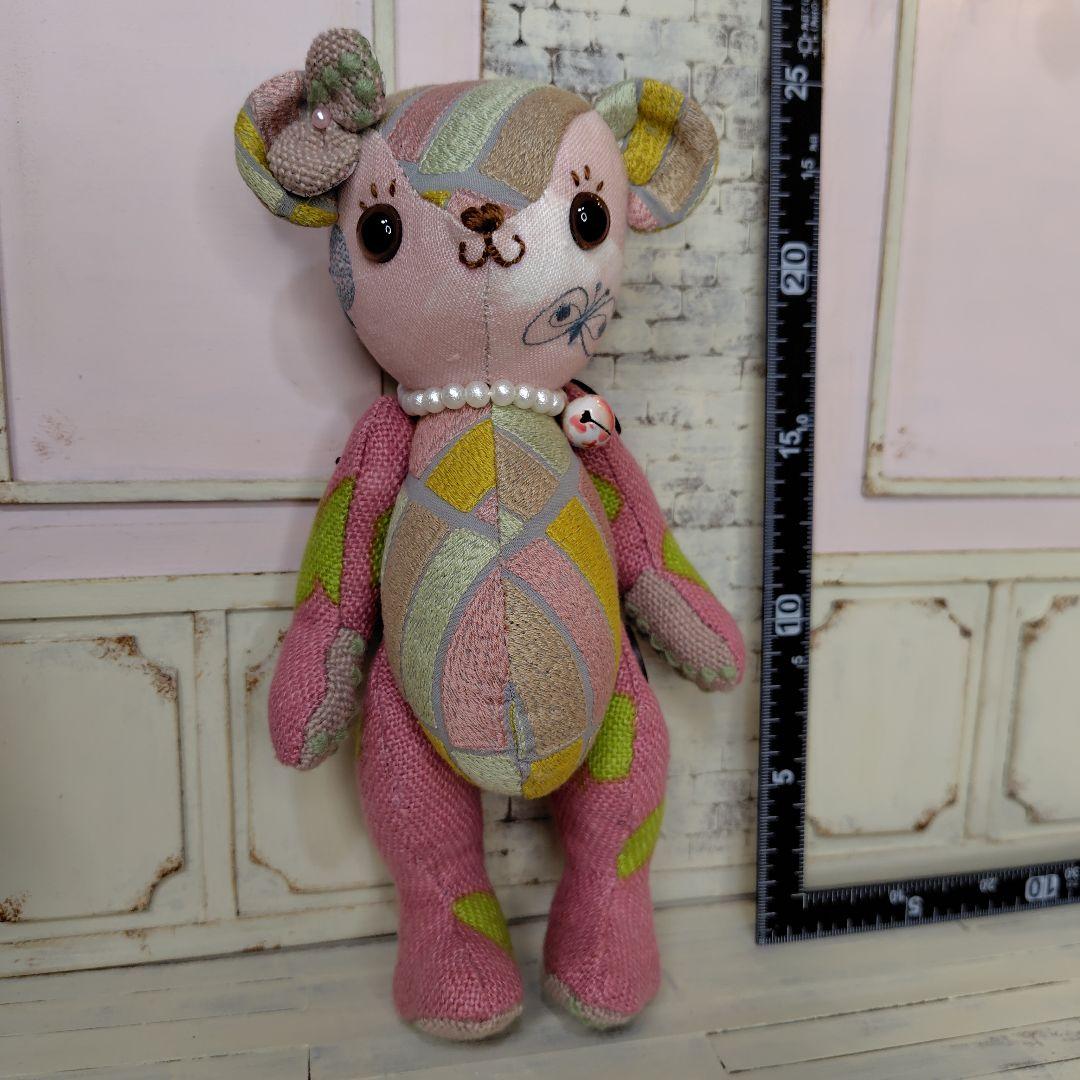ミナペルホネン＊ハンドメイド＊ぬいぐるみ＊テディベア＊62