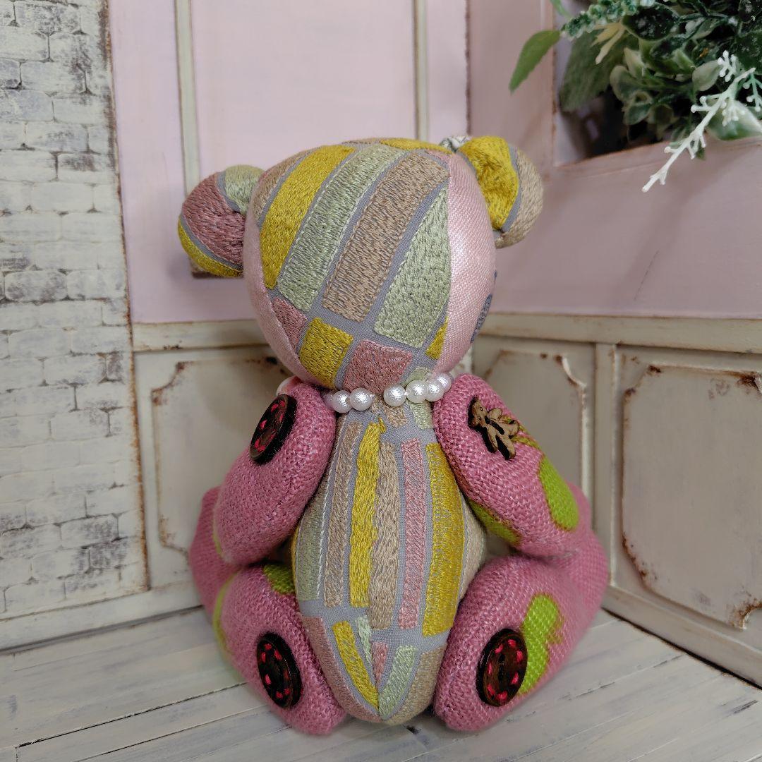 ミナペルホネン＊ハンドメイド＊ぬいぐるみ＊テディベア＊62