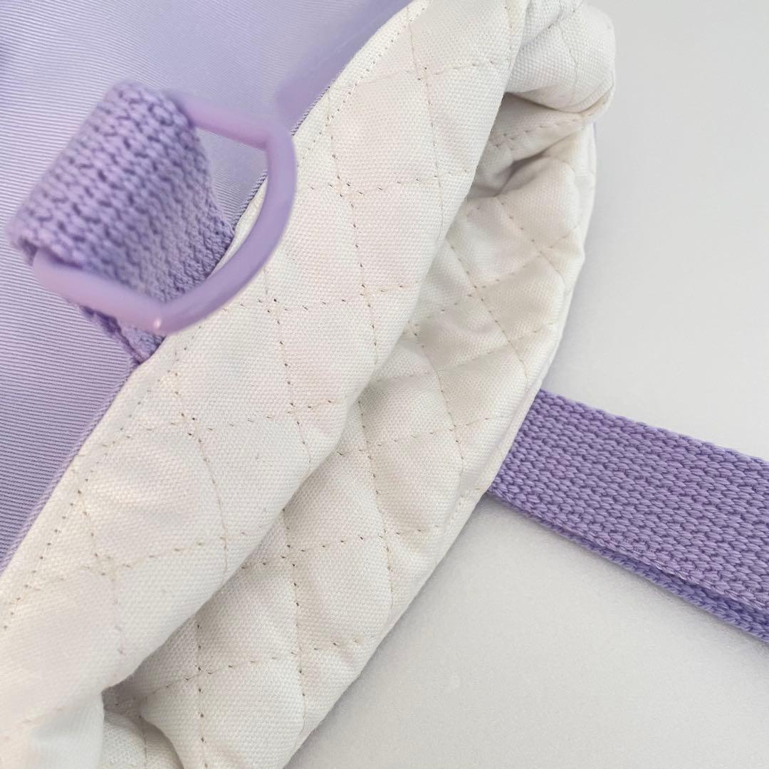 入園・入学　紫小花柄　レッスンバッグ、上履き入れ、着替え袋、給食袋