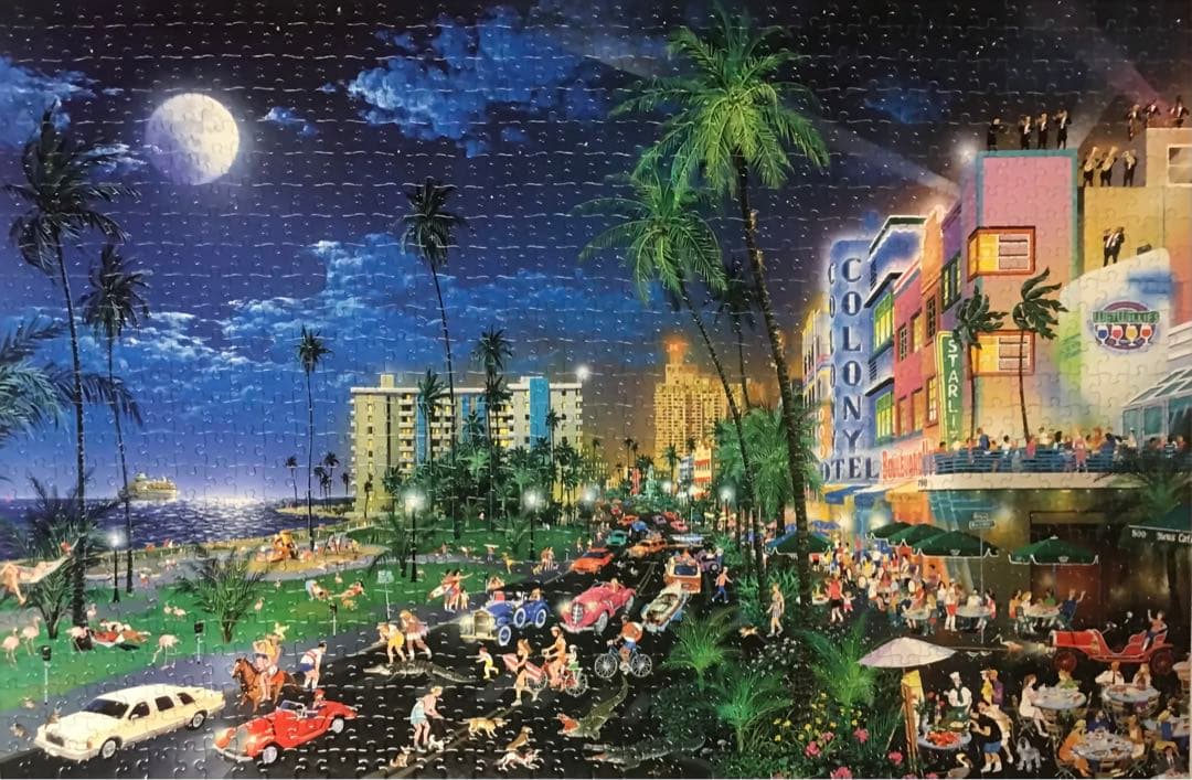 ジグソーパズル　1000ピース　アレキサンダー・チェン　『サウスビーチ』