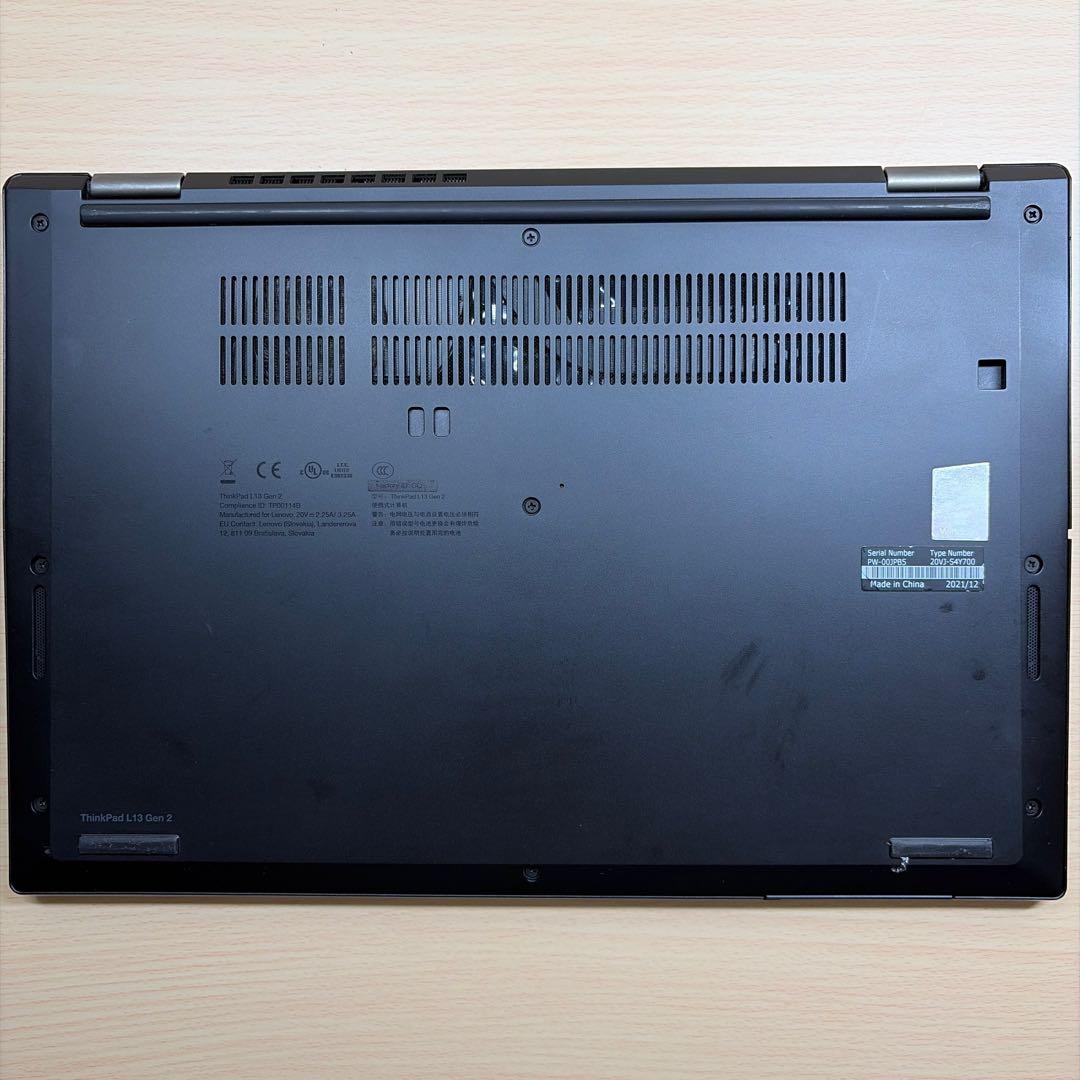 Windowsノート本体 ThinkPad L13 Gen2 i5-1135G7 16GB SSD256