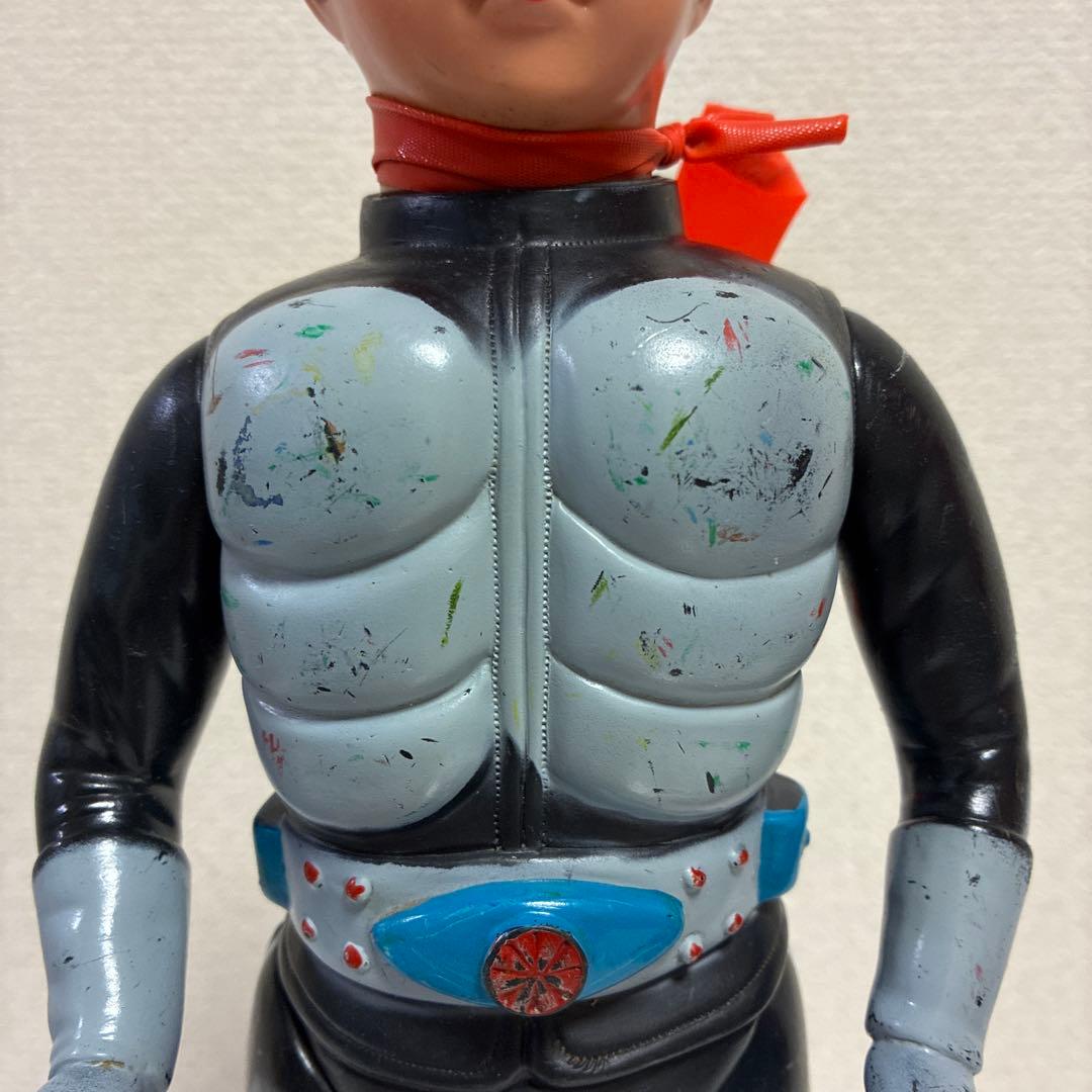 旧バンダイ 仮面ライダー ソフビ 当時物 全高約34cm 石森プロ