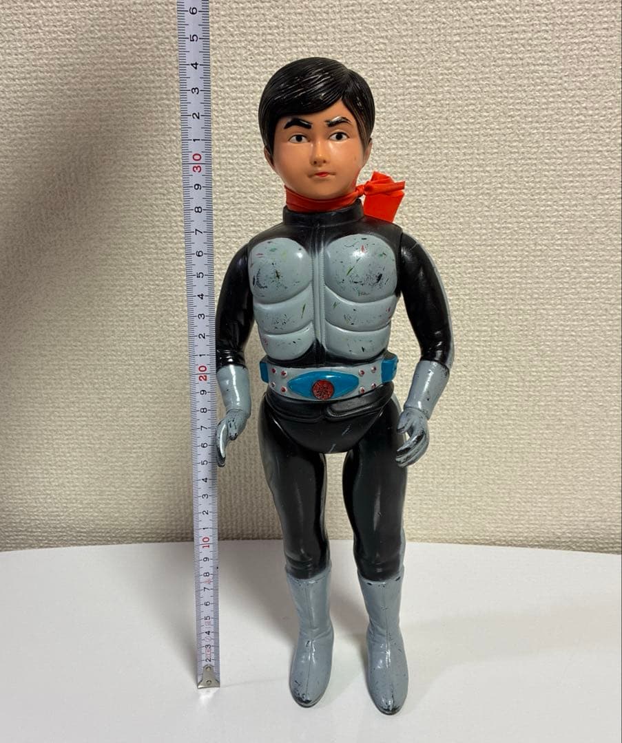 旧バンダイ 仮面ライダー ソフビ 当時物 全高約34cm 石森プロ