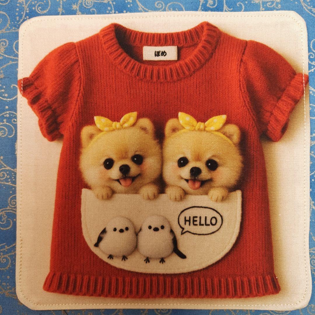 yourelie 4重ハンカチ　女の子ねこちゃん柄　18枚