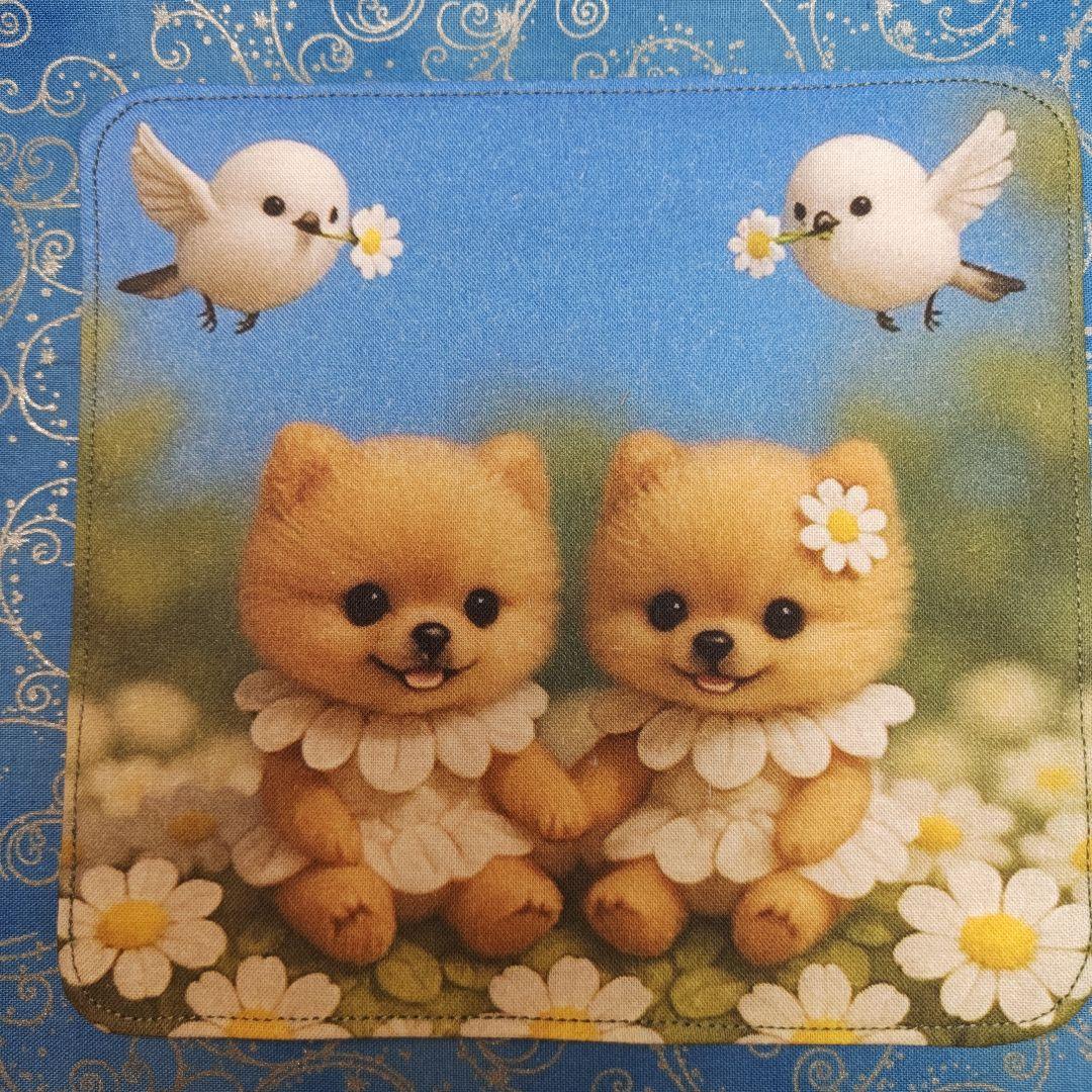 yourelie 4重ハンカチ　女の子ねこちゃん柄　18枚