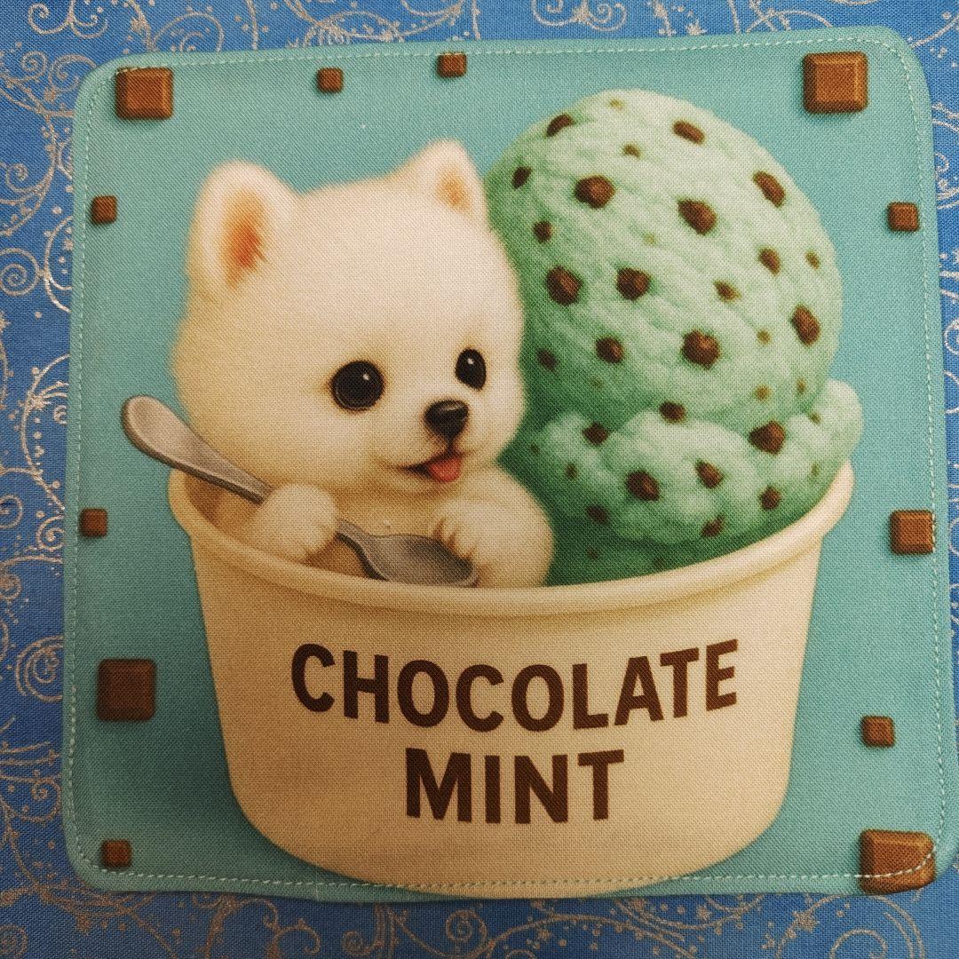 yourelie 4重ハンカチ　女の子ねこちゃん柄　18枚